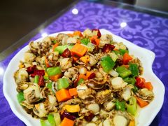 葱爆威海扇贝-威海渔村(静安旗舰店)