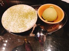 抹茶冰激凌配龙井慕斯-湖滨28中餐厅·西湖宴·杭州君悦酒店