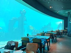 -海棠湾洲际-涛·海底餐厅·美人鱼·自助餐·海底隧道