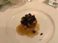 法式鹅肝酱酸樱桃和糖衣开心果-Jean Georges