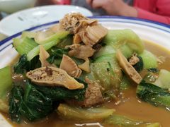 蚌肉青菜-得意楼蒸菜馆