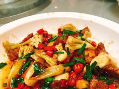 菜花炒肉-小辣椒(华富店)