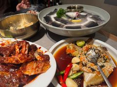 -草家酱蟹炭火烤肉店(珲春南路一店)