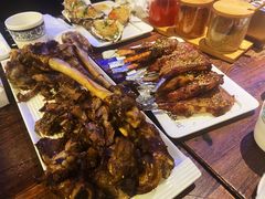 苏尼特金质烤羊排-三个蒙古大叔羊肉串(大宁店)