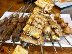 烤牛板筋-義聚德·清真铜锅涮羊肉·烧烤(河东店)