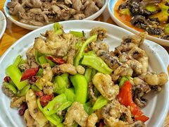 干煸鱿鱼-满口香饭店