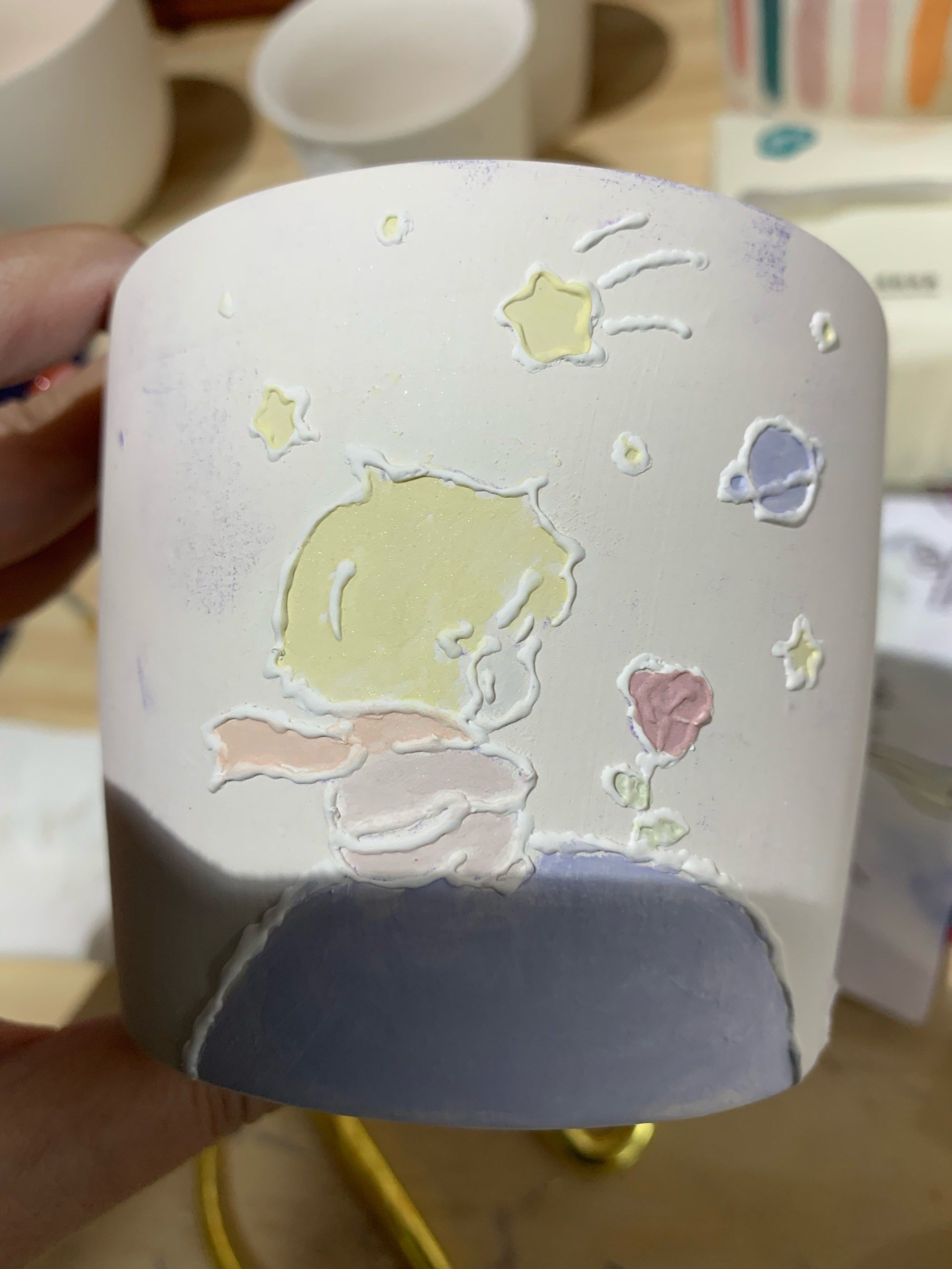 创意手画陶瓷杯