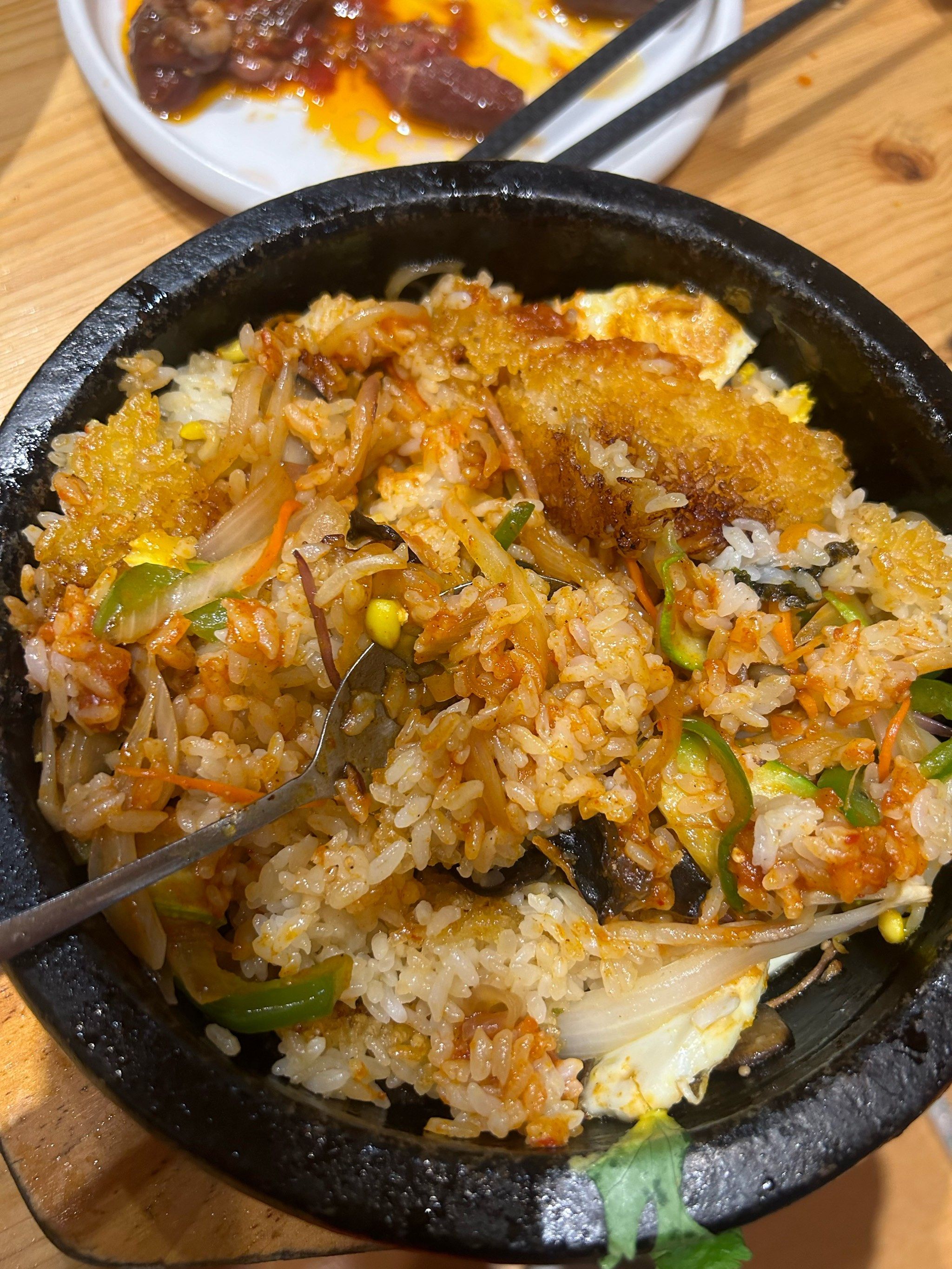 汤旺民族特色烤肉拌饭真好吃,每年都来吃两回