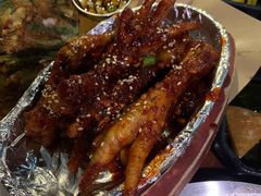 烤辣味鸡爪-青春韩国料理(光环店)