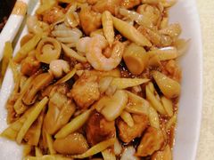 虾仁独面筋-奥华餐厅·老张记(台基厂店)