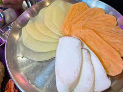 蔬菜拼盘-豚豚家돈돈가韩国锅盖烤肉(新北万达店)
