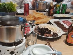 菌类拼盘-不老仙金汤虾丸火锅