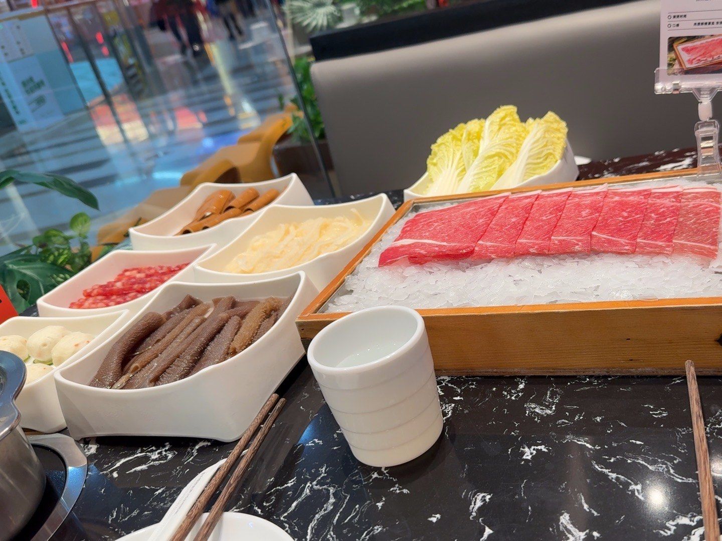 太仓万达萍姐火锅 万达新开~店内环境整洁明亮