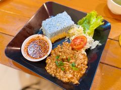 -蝶豆花蓝面条