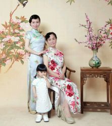 -时光纪亲子全家福照相馆(静安店母女写真父母纪念照)
