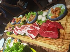 -明洞阿姨·韩式酱蟹烤肉·创意料理(三元桥店)