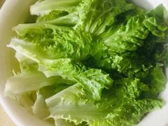 有机生菜-秋波里爆蛋豆腐虾·清真(开元万达店)