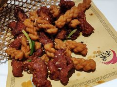 -东来菜馆•手抓海鲜家常菜•海鲜锅贴(鸽子窝店)
