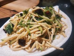 黄瓜拌干豆腐丝-百事晟渔村木火铁锅炖(玉带湾店)