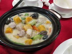 椰汁香芋南瓜杂锦煲-佛有缘素食馆·荔湾老字号(陈家祠首店)