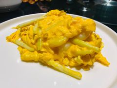 韭黄鲜虾滑蛋-粤·啫啫