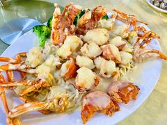 芝士伊面焗龙虾-老字号蛇口德记烧腊饭店·海鲜加工