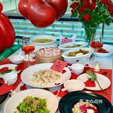 提前过七夕💜吃漂亮饭🍽️