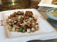 宫保鲜菌虾球-便宜坊烤鸭店(航天桥店)