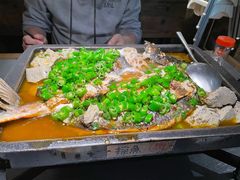 鲜青椒烤鱼-探鱼·鲜青椒爽麻烤鱼(银泰城店)