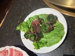 香菜牛肉-巴蜀大宅门火锅(北大街店)