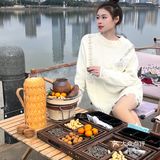听说这家江景餐厅 出了一个围炉煮茶下午茶tc🫖