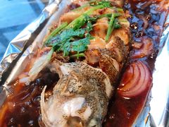 酱烤活鲈鱼-新白鹿餐厅(虹桥南丰城店)