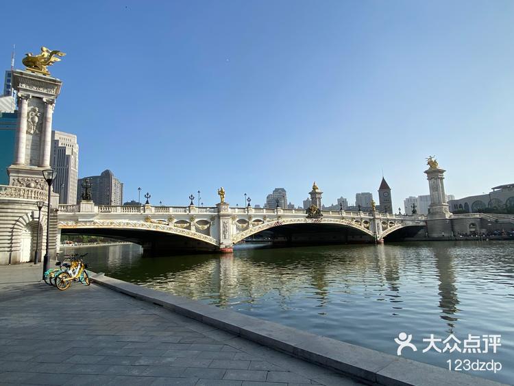 漫步北安桥天津跨海河的桥之一