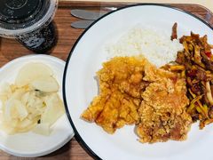 新版功夫鸡腿套饭-乡村基(世纪店)