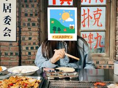 自助取餐区-马路牙子地桌烤肉(工体店)