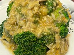 蟹粉西兰花-百年老字号·观振兴蟹黄面·三虾面·苏式面(观前街富仁坊巷店)