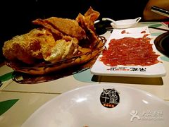 油炸豆皮-南城十里潮汕鲜牛火锅·鲜虾生滚粥(融汇老商埠店)
