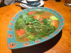 生态绿色杂菜汤-云山竹·傣味手抓饭·野生菌孔雀宴·云南特色菜(昆明老街店)