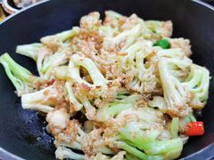 虾酱焗花菜-猪肉婆私房菜(容桂总店)
