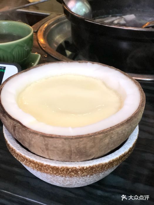 凤园椰珍椰子鸡主题餐厅(中山三路店)椰子炖奶图片