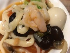 番茄汤牛肉剪刀面-九毛九西北菜(番禺万达店)