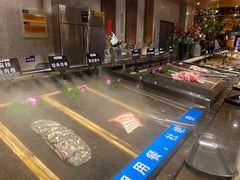 自助取餐区-韩京炭火烤肉自助料理(柯桥万达店)