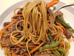 黑椒牛柳炒意粉-永盈茶餐厅(江南大道中店)
