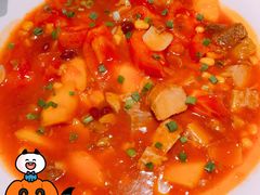 番茄牛腩锅-花锅速食(日月广场店)