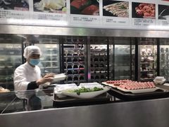自助取餐区-海底捞火锅(河东万达广场店)