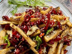 秋枫酥茄条-床吧创意私房菜•Bistro