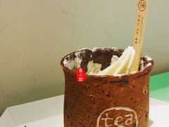 饼干杯奶盖茶-茶是一枝花泡茶店