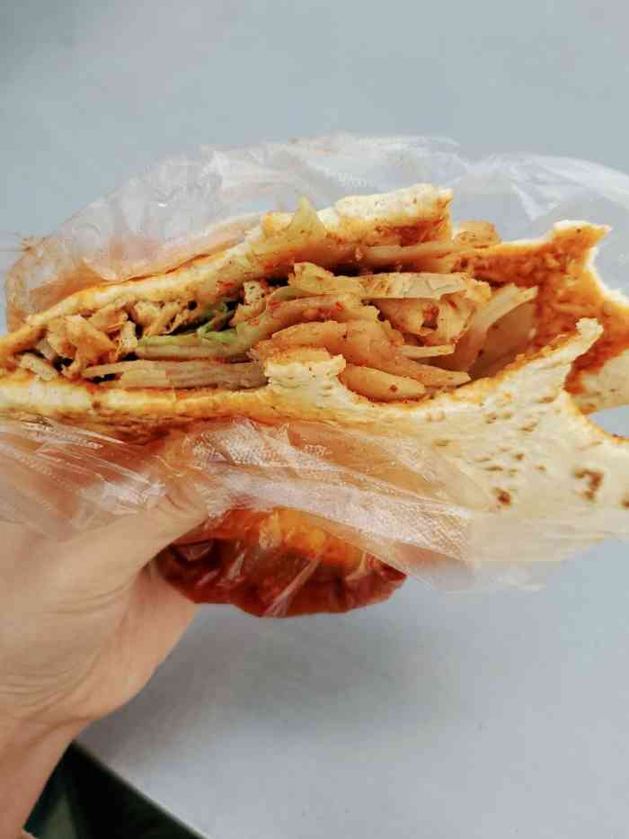 高陵汉堡洋芋片夹馍-"洋芋片夹馍能成为高陵的特色食物之一真的是.