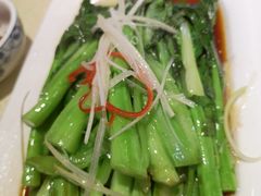 白灼菜心-李连贵熏肉大饼(丰台南路地铁站店)