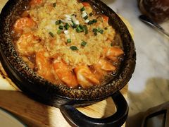 石板蒜蓉虾-小菜园新徽菜(芜湖镜湖苏宁店)